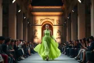 A cor inesperada que está em destaque na Paris Fashion Week