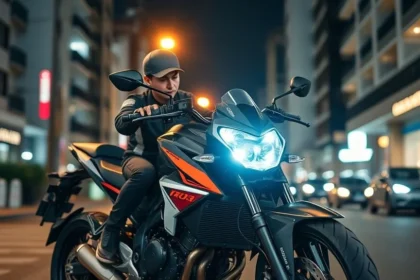 Valor para trocar farol de moto por LED legalizado